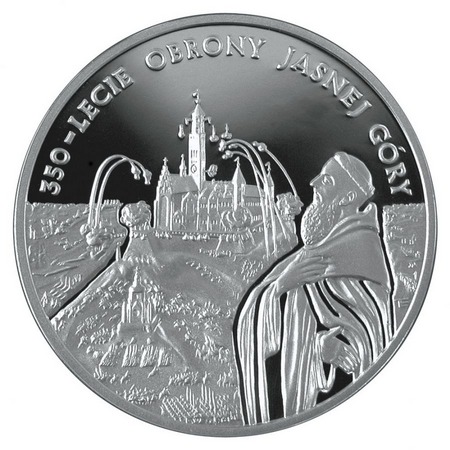 20 złotych - 350-lecie obrony Jasnej Góry